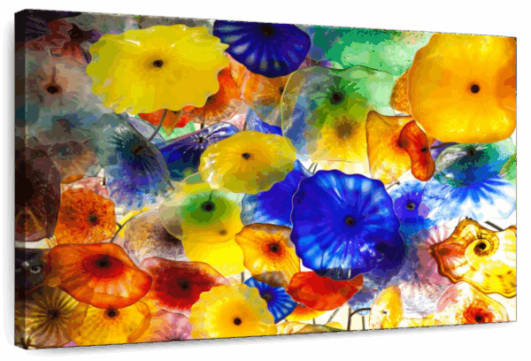 Chihuly Glass Sculptures Bellagio Hotel Wall Art