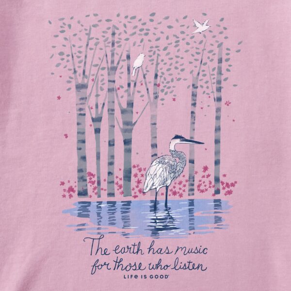 Women's Earth Has Music Heron Long Sleeve Tee - Image 6