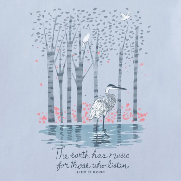 Women's Earth Has Music Heron Long Sleeve Tee - Image 16