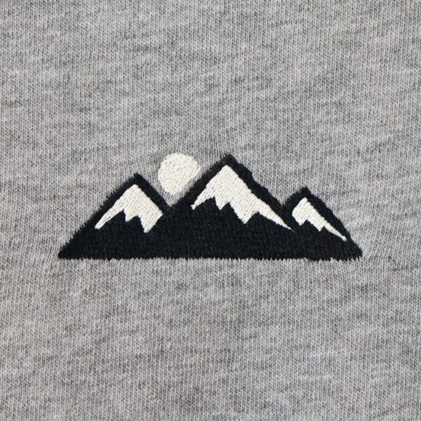 Women's Embroidered Mountains Long Sleeve Crusher Tee - Image 2