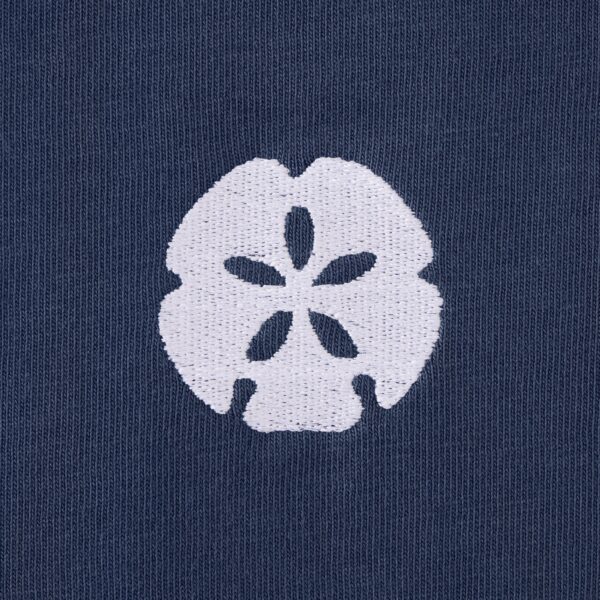 Women's Embroidered Sand Dollar Long Sleeve Crusher Tee - Image 2