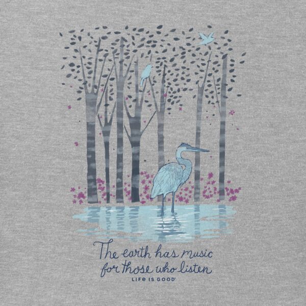 Women's Earth Has Music Heron Long Sleeve Tee - Image 10