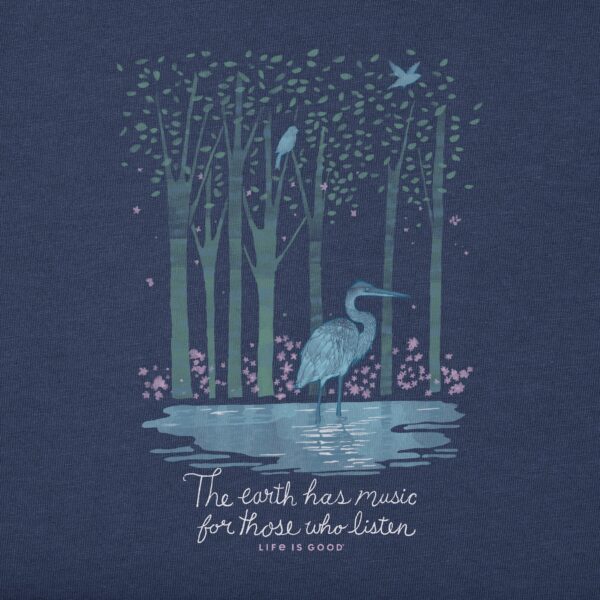 Women's Earth Has Music Heron Long Sleeve Tee - Image 12