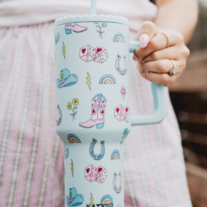 Lucky Girl Western 38 Oz Tumbler