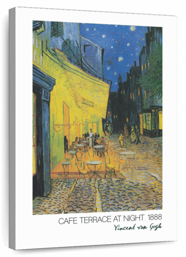 Cafe Terrace Van Gogh Exhibition Poster Wall Art