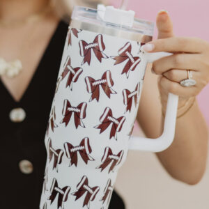 Camo Print Tumbler Cup with Straw