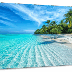 Maldives Beach Coast Wall Art